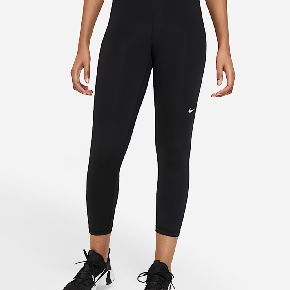 🎉FINAL PRICE🎉Women's Mid-Rise Crop Mesh-Panel Leggings - Picture 2 of 11